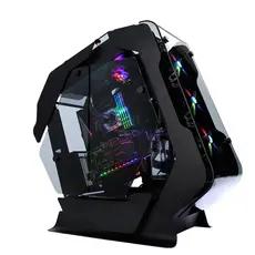 კომპიუტერის ქეისი Zalman PC case Z-MACHINE 500 without PSU, 2xUSB3.0, 2xUSB2.0, 1xUSB 3.1 Type-C, 5x120mm ARGB, VGA 400mm, LCS ready, TG Side Panel, ATX, black, 5 image