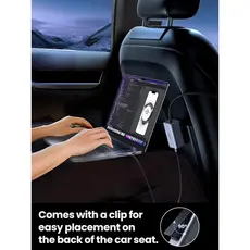 მანქანის დამტენი UGREEN EC706 (35571), 150W, Type-C, USB, Car Charger, Grey, 8 image