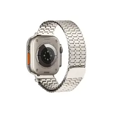 სმარტ საათის სამაჯური TVC LEMONDA Magnetic Strap For Apple Watch Series 10 Ultra 9 8 7 SE 6 5 4 3 2 1 46mm 49mm 45mm 44mm 42mm Metal Watch Band - Starlight, 4 image
