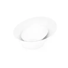 სალათის თასი Ardesto Salad bowl, 25.5 сm, porcelain, white, 7 image