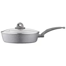 ტაფა Ardesto Deep Fry pan with lid Gemini Gourmet Apulia, 26cm, aluminium, gray, 5 image