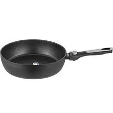ტაფა Ardesto Deep Fry pan with removable handle Gemini Bari, 28cm, aluminium, black, 2 image