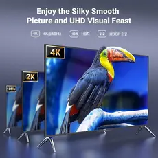 HDMI სპლიტერი UGREEN CM570 (90514), HDMI Splitter 1 In 4, Black, 8 image