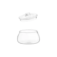 საშაქრე Ardesto Sugar bowl, 500ml, borosilicate glass, transparent, 4 image