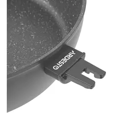 ტაფა Ardesto Deep Fry pan with removable handle Gemini Bari, 28cm, aluminium, black, 6 image