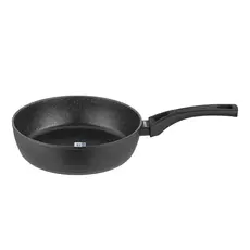 ტაფა Ardesto Deep Fry pan with lid Gemini Livorno, 28cm, aluminium, black, 4 image