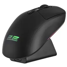 მაუსი 2E 2E-MG360UB-WL, Wireless, RGB , 2.4G, Bluetooth, USB, Gaming Mouse, Black, 3 image