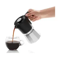 ყავის აპარატი Arzum OK0027 Moka, 1350W, Coffee Machine, Silver/Black, 4 image