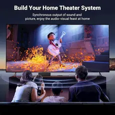 HDMI სპლიტერი UGREEN CM570 (90514), HDMI Splitter 1 In 4, Black, 9 image