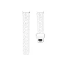 სმარტ საათის სამაჯური For Samsung Galaxy KLB-ZQWFKGJ-001 Silicone Watch Strap Band - White, 4 image