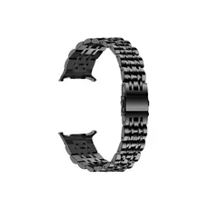 სმარტ საათის სამაჯური TVC Samsung Galaxy Watch Ultra 47mm Band Stainless Steel 7-Bead Slim Watch Strap Bracelet - Black