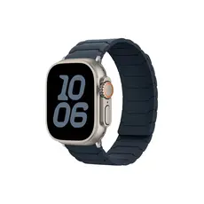 სმარტ საათის სამაჯური TVC Silicone Strap for Apple Watch Series 10 Ultra 9 8 7 SE 6 5 4 3 2 1 46mm 49mm 45mm 44mm 42mm Magnetic Band - Midnight Blue