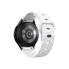 სმარტ საათის სამაჯური For Samsung Galaxy KLB-ZQWFKGJ-001 Silicone Watch Strap Band - White, 3 image