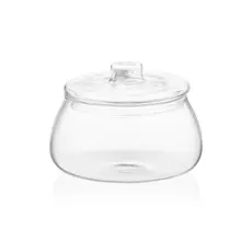 საშაქრე Ardesto Sugar bowl, 500ml, borosilicate glass, transparent, 2 image