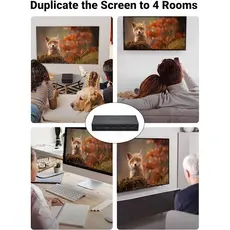 HDMI სპლიტერი UGREEN CM570 (90514), HDMI Splitter 1 In 4, Black, 6 image