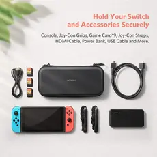 ქეისი UGREEN LP174 (50974), Portable Case for Nintendo Switch, Black, 4 image