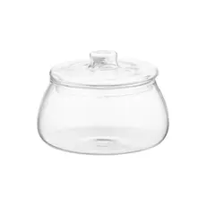 საშაქრე Ardesto Sugar bowl, 500ml, borosilicate glass, transparent, 5 image