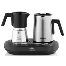 ყავის აპარატი Arzum OK0027 Moka, 1350W, Coffee Machine, Silver/Black, 3 image