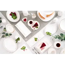 სალათის თასი Ardesto Salad bowl, 26 сm, porcelain, white, 9 image