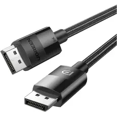 ვიდეო კაბელი UGREEN DP114 (80392), 8K, DisplayPort To DisplayPort, 2m, Black, 2 image