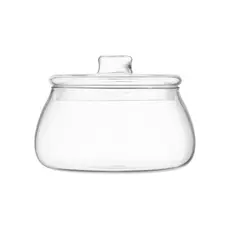 საშაქრე Ardesto Sugar bowl, 500ml, borosilicate glass, transparent, 3 image