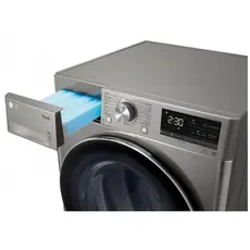 საშრობი მანქანა LG RH90V5PVTN.BPTPMEA, 9Kg, Washing Dryer, Grey, 4 image
