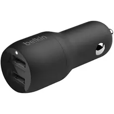ავტომობილის USB დამტენი Belkin DUAL USB-A CAR CHARGER 12W X2, BLK, 4 image
