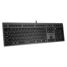 კლავიატურა A4Tech Fstyler FX50 Scissor Switch Keyboard EN/RU layout Grey, 3 image
