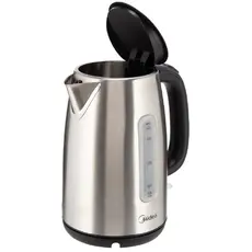 ელექტრო ჩაიდანი Midea MK-17S30A2, 2200W, 1.7L, Electric Kettle, Silver, 3 image