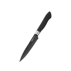 დანების კომპლექტი Ardesto Knives Set with block Gemini, 6pcs, stainless steel, plastic, black, 6 image