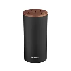 დანების კომპლექტი Ardesto Knives Set with block Gemini, 6pcs, stainless steel, plastic, black, 4 image