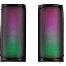 დინამიკი 2E 2E-PCS231BK RGB Matrix, 10W, 3.5mm Jack, USB, Bluetooth, Black, 3 image