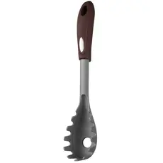 კოვზი პასტისთვის Ardesto Spaghetti spoon Gemini, 28cm, nylon, gray-brown, 4 image