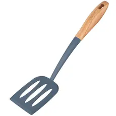 სპატულა Ardesto Slotted turner Midori, 34.5cm, nylon, wood, blue, 4 image