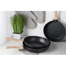 ტაფა Ardesto Deep Fry pan Midori 24cm, aluminium, black, 4 image