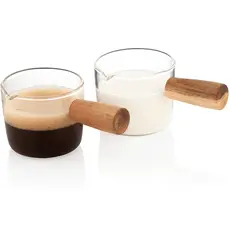 მინის ქილების ნაკრები Ardesto Set of capacity for cream and sauce,  100ml, 2 pcs, borosilicate glass, transparent, 2 image