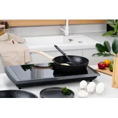 ტაფა Ardesto Deep Fry pan Midori 24cm, aluminium, black, 3 image