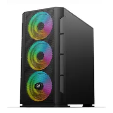 კომპიუტერის ქეისი 2E GAMING Computer case CALLEO (GB700) MiniT, Micro ATX,Mini ITX,2xUSB2.0,1xUSB3.0,4x120mm ARGB, TG (side panel), without PSU, black, 3 image