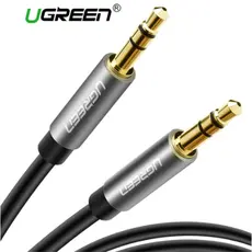 AUX კაბელი UGREEN AV119 (10732) 3.5mm Male to 3.5mm Male Cable 0.5m (Black), 2 image