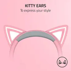 Razer Headset Kraken Kitty V2, RGB, USB, Quartz Ed., 6 image