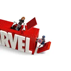 ლეგო LEGO Constructor Super Heroes MARVEL Logo & Minifigures, 5 image