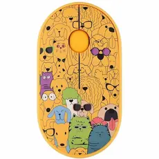 მაუსი 2E MF300 PETS CATS&DOGS Silent WL BT, Yellow, 2 image