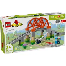 ლეგო LEGO Constructor DUPLO Town Train Bridge and Tracks Expansion Set, 3 image