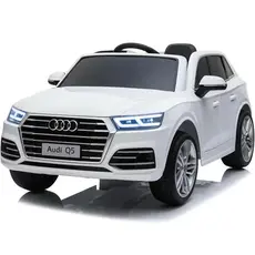 საბავშვო ელექტრო მანქანა Audi Q5B-W/ 2 ადგილიანი.კაუჩუკის საბურავით,რბილი სკამით, 2 image