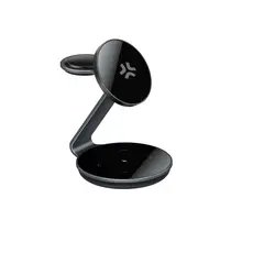 უსადენო დამტენი Celly EVO 15W Magnetic Wireless Charger Black