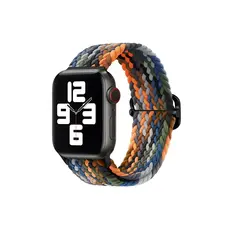 სმარტ საათის სამაჯური TVC Apple Watch Series 10 42mm / 9 8 7 41mm / SE (2023) SE (2022) SE 6 5 4 40mm / 3 2 1 38mm Watch Band Braided Nylon Strap - Camo Multi-Color, 4 image