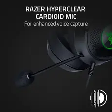 ყურსასმენი Razer RZ04-04730100-R3M1 Kraken Kitty V2, Gaming Headset, Wired, USB, Black, 8 image