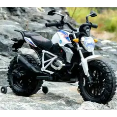 ბავშვის ელექტრო მოტოციკლი 608W ტყავის სავარძლითა და კაუჩუკის საბურავებით, 3 image