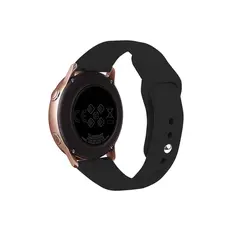 სმარტ საათის სამაჯური Kalebol KLB-GSNL-001 For Samsung Galaxy Watch6 Classic 47mm 43mm Watch Band 20mm Silicone Strap - Black, 2 image