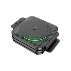 პორტატული დინამიკი Hoco CQ4 Unique 3-in-1 folding magnetic wireless fast charger Black, 4 image